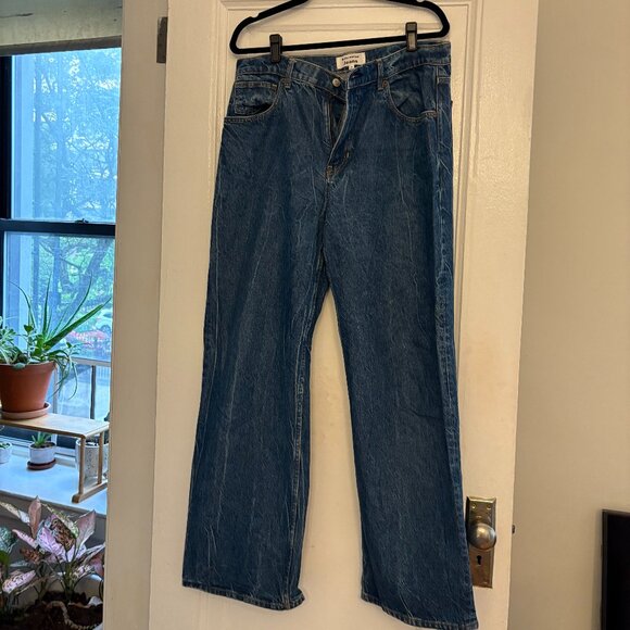 Reformation Val 90s Mid Rise Straight Jeans - Picture 1 of 3